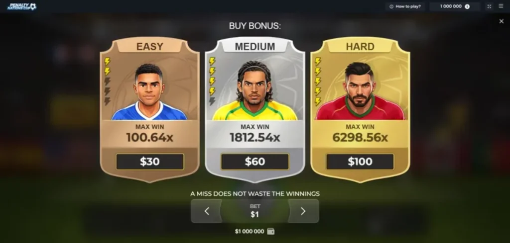 Penalty Nations Cup casinospel