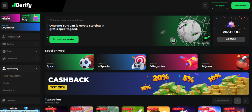 Betify bonuscode 2026 casinospel